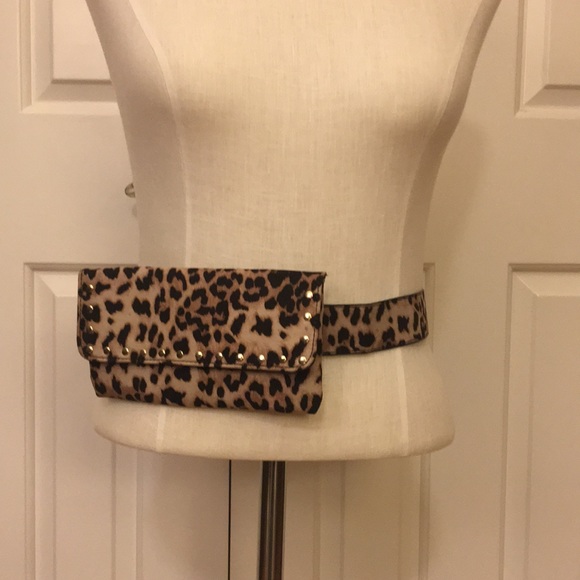 Cotton On Handbags - Animal print leopard belt wallet bag. NWT. M/L